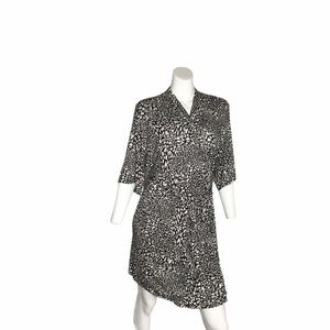Modern Luxury Print Wrap Dress